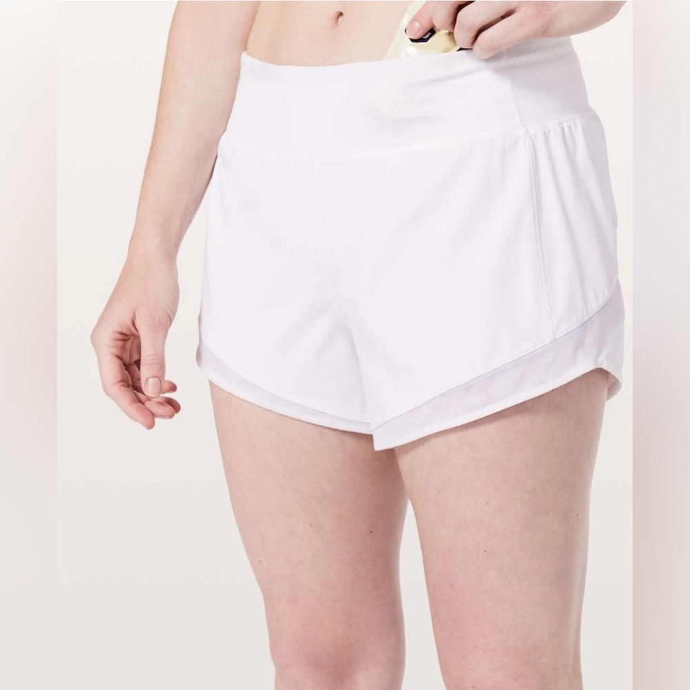 Lululemon women's Gait Keeper Short *3.5" White | SIZE: 6